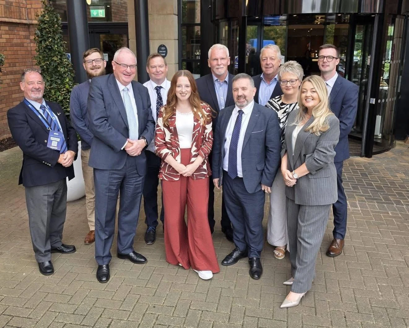 Elizabeth Clarke with fellow UUP members